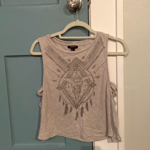 FOREVER 21 top w/ side cutout detail size M - Picture 1 of 2